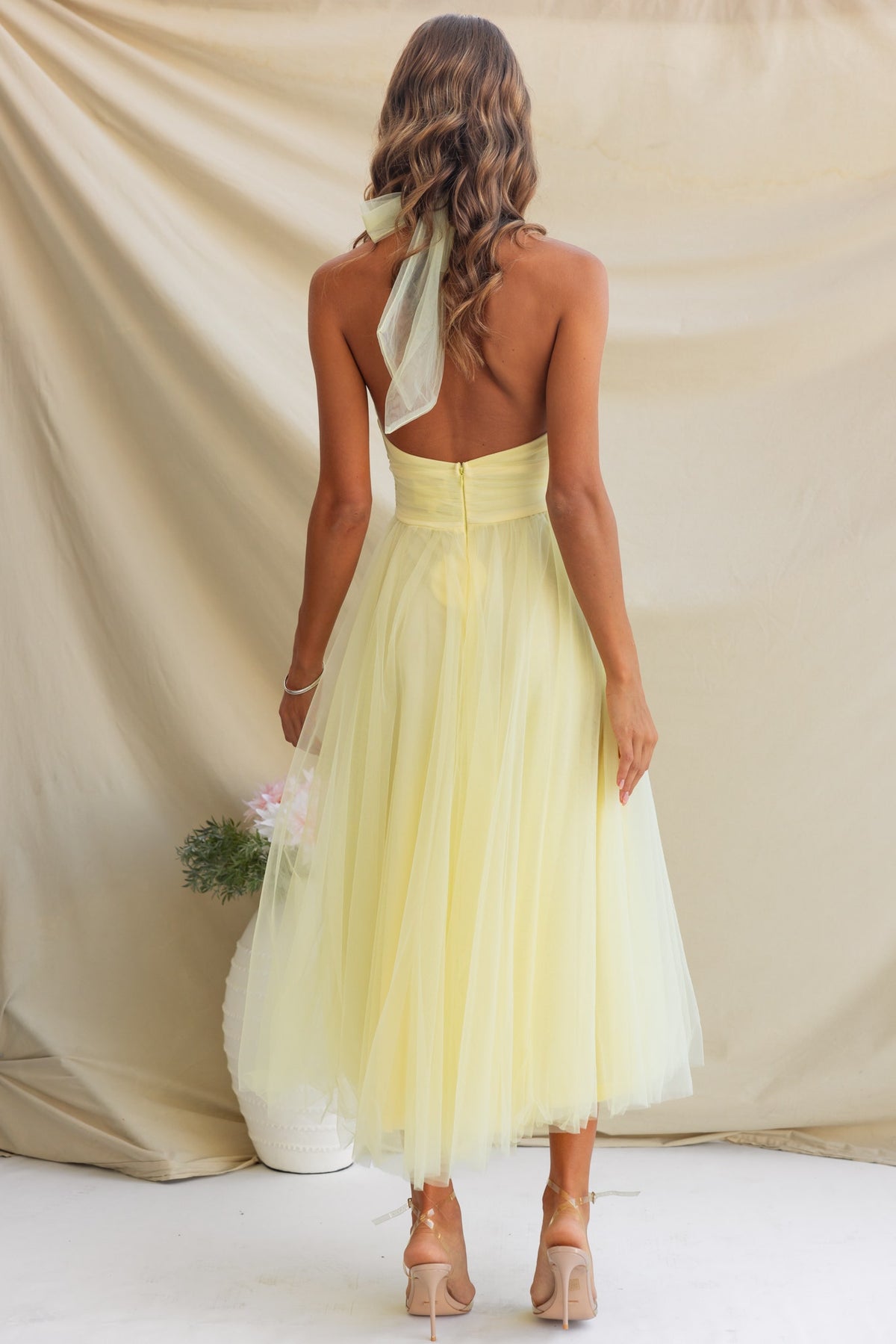 Dolce Vestido con falda de tull