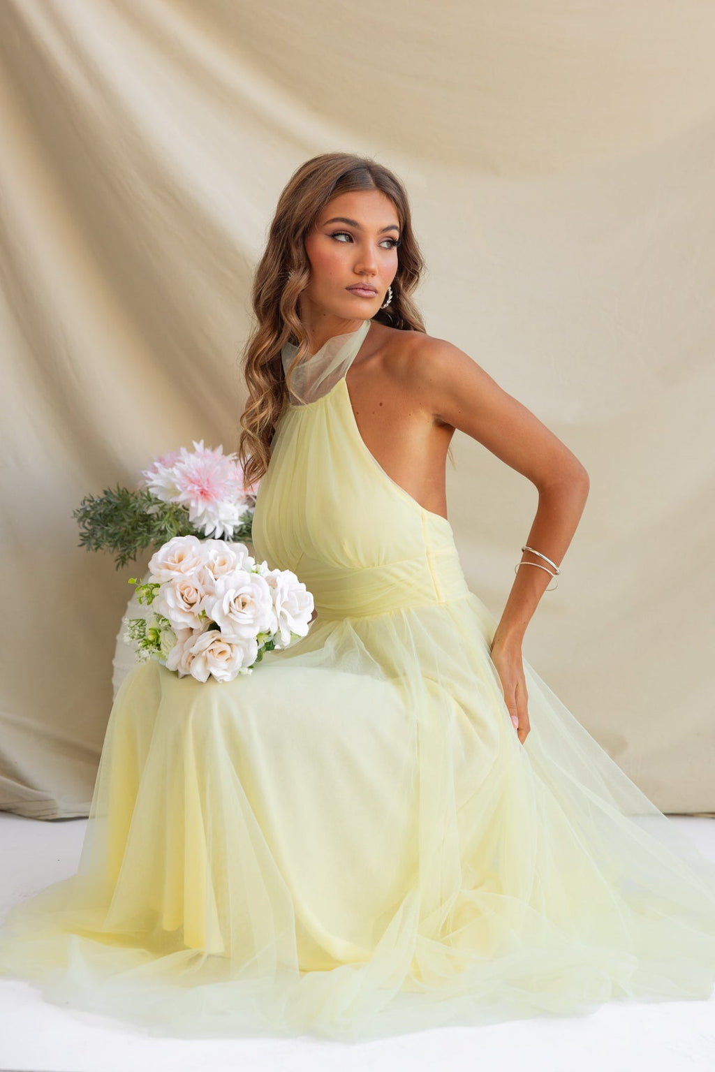Dolce Vestido con falda de tull