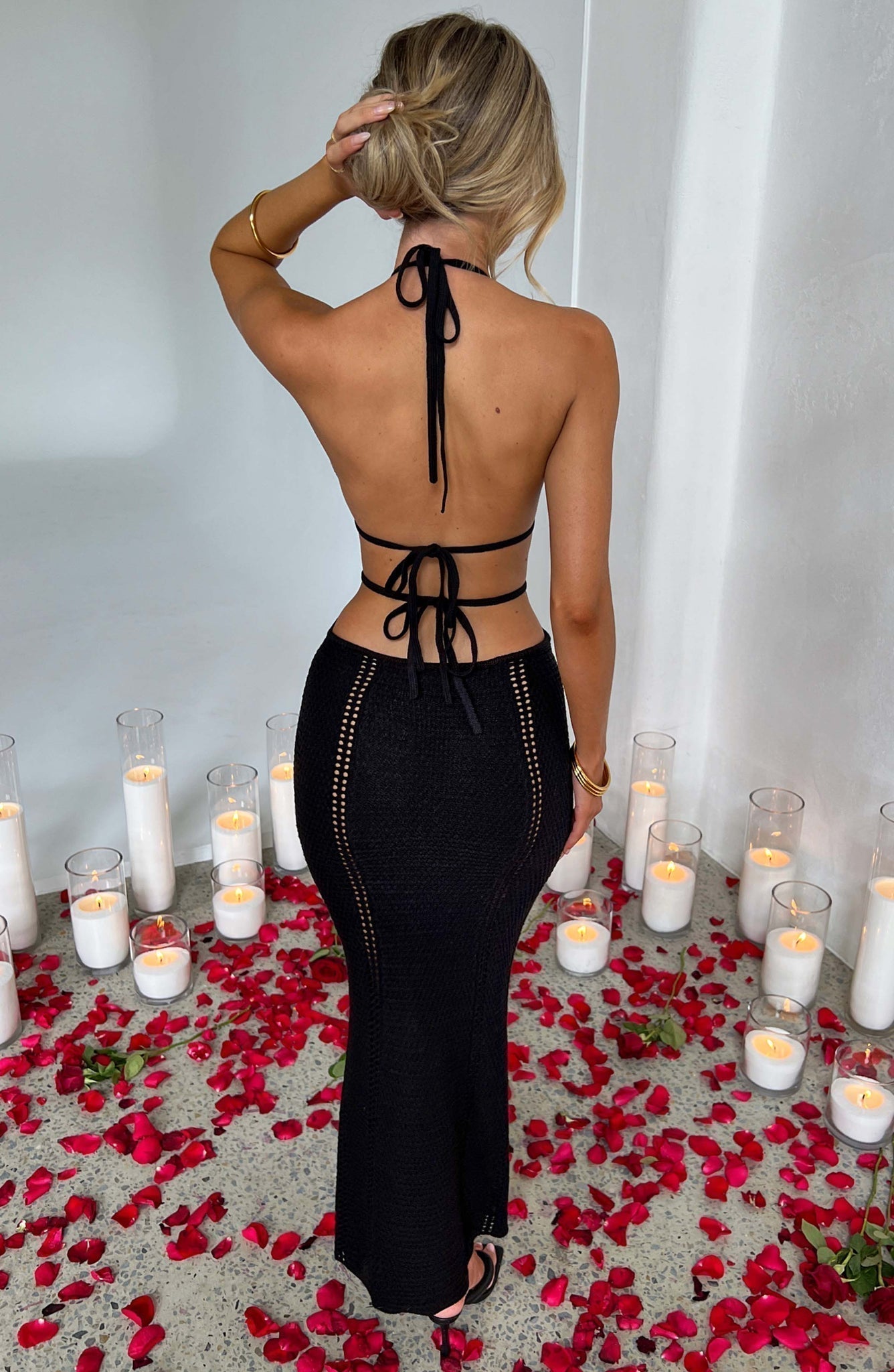 Maya Vestido de crochet