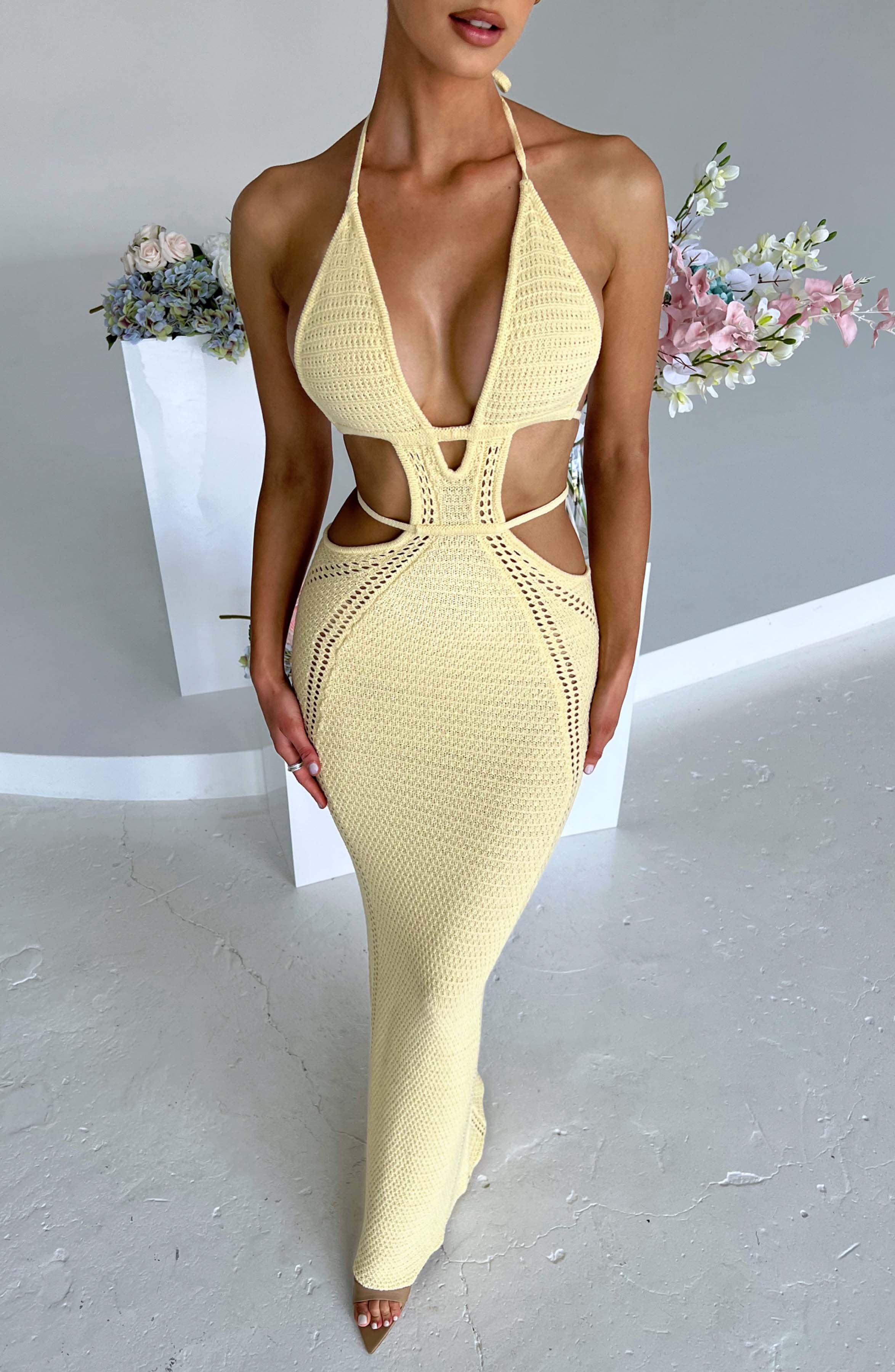 Maya Vestido de crochet