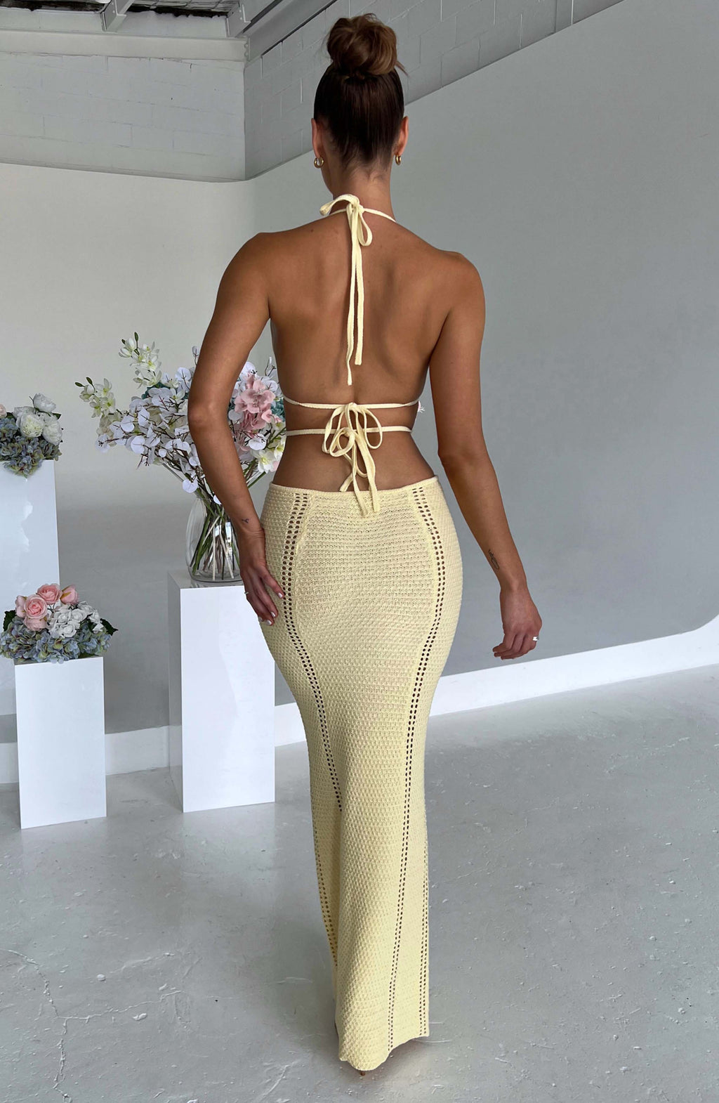 Maya Vestido de crochet