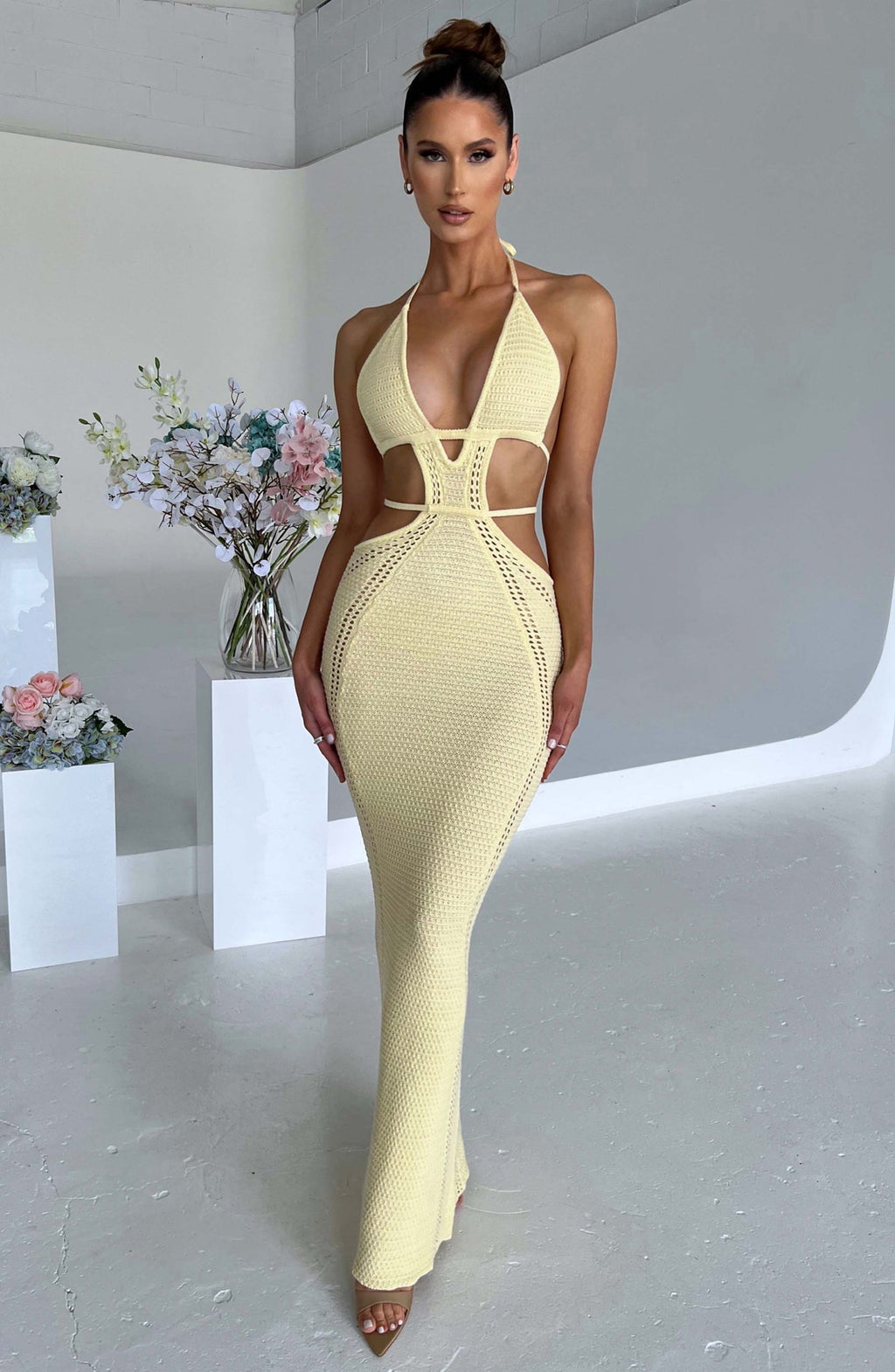 Maya Vestido de crochet