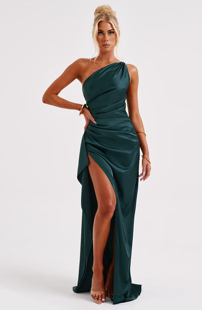 Génova Vestido largo de satén