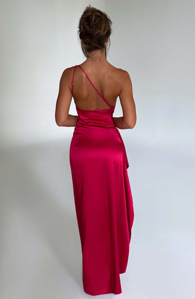 Génova Vestido largo de satén