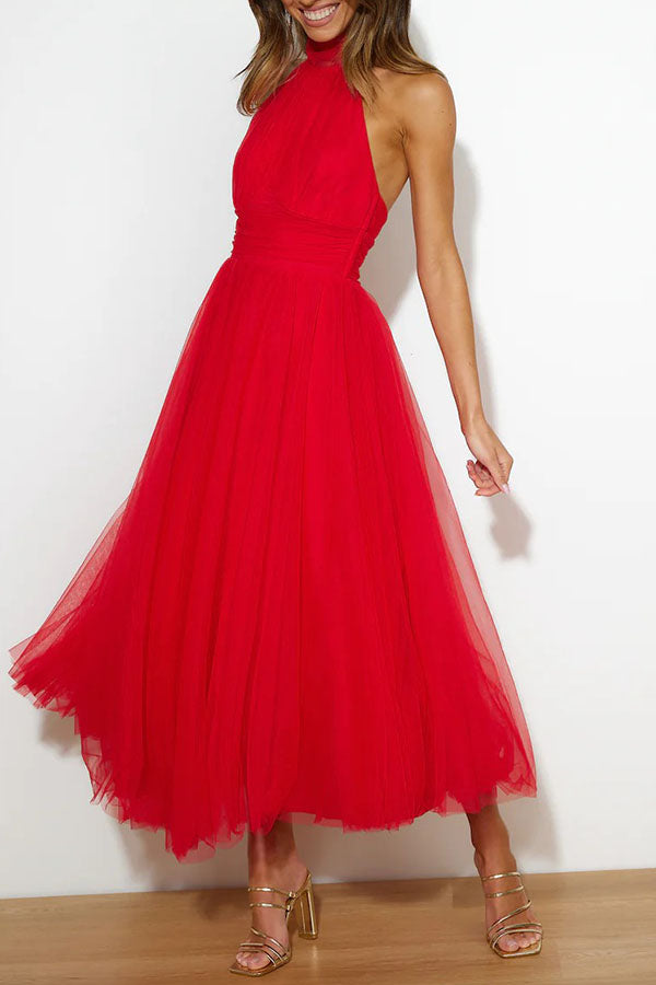 Dolce Vestido con falda de tull