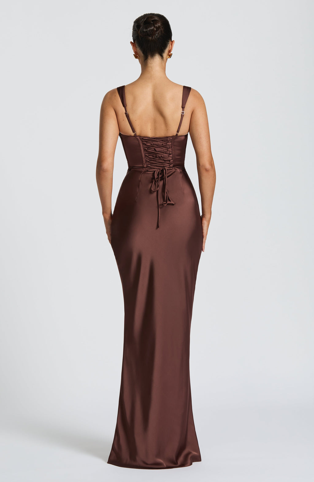 Vestido Calanthe Marrón