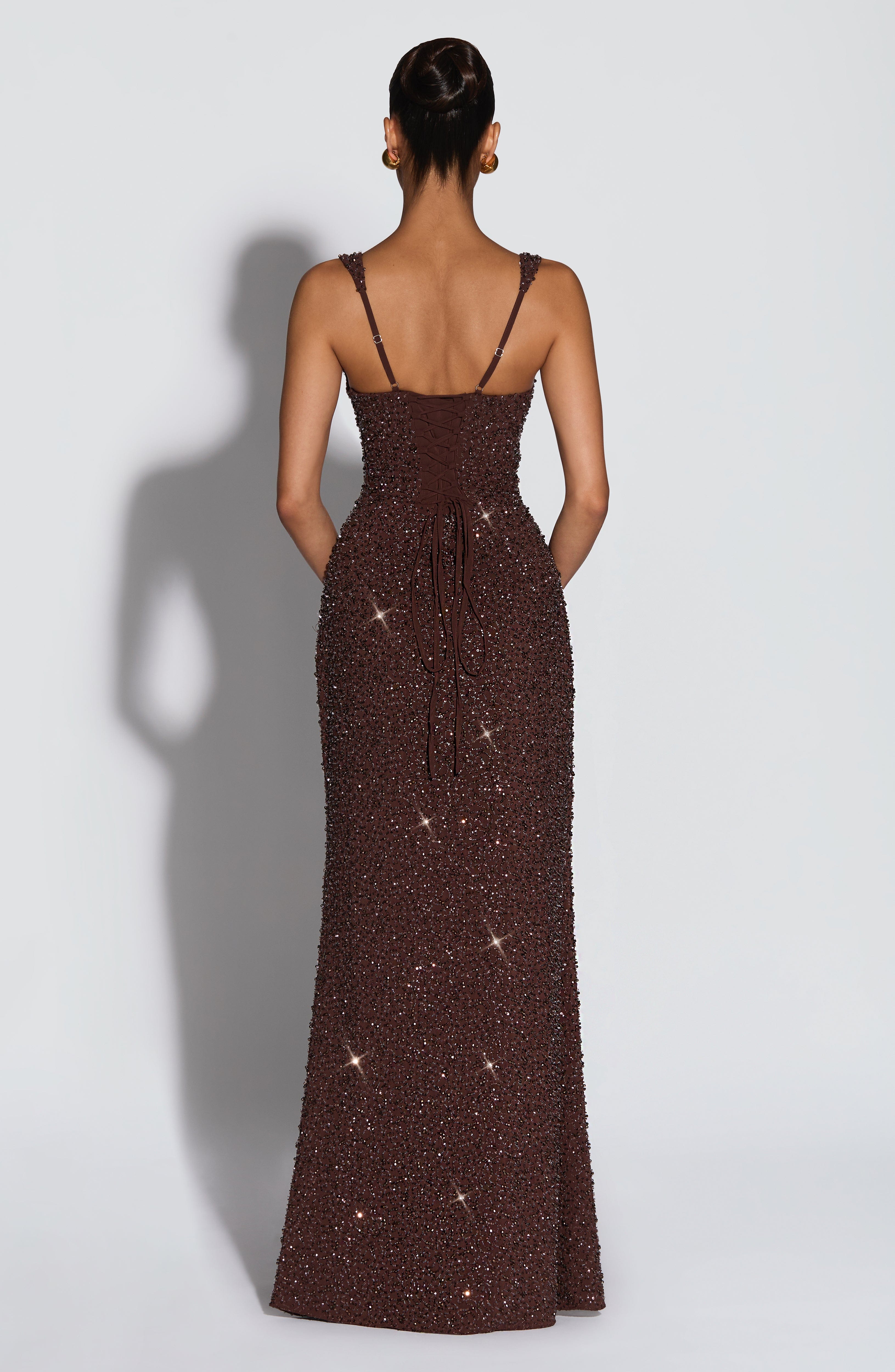 Vestido Calanthe Brillo