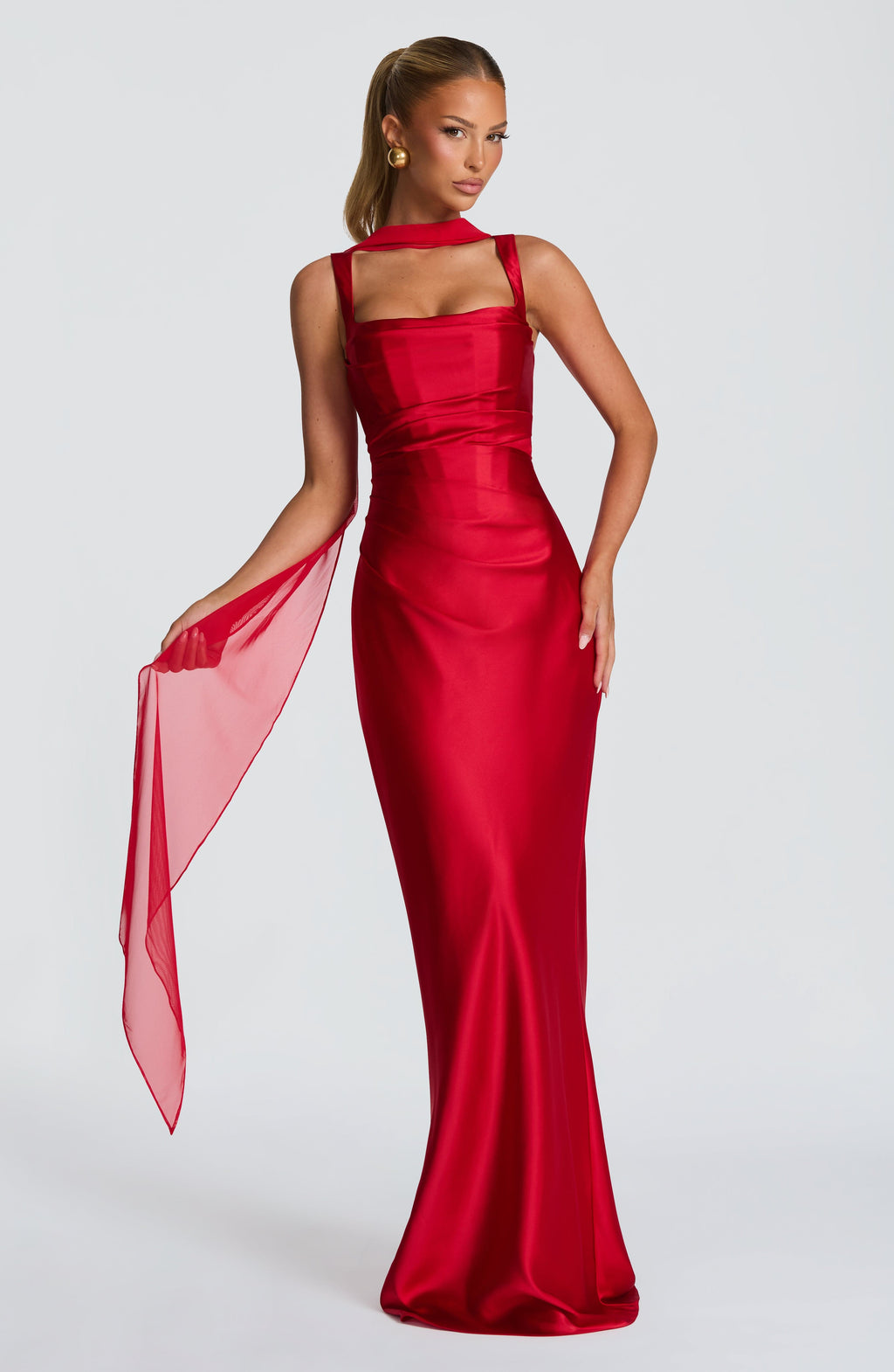 Vestido Calanthe Rojo
