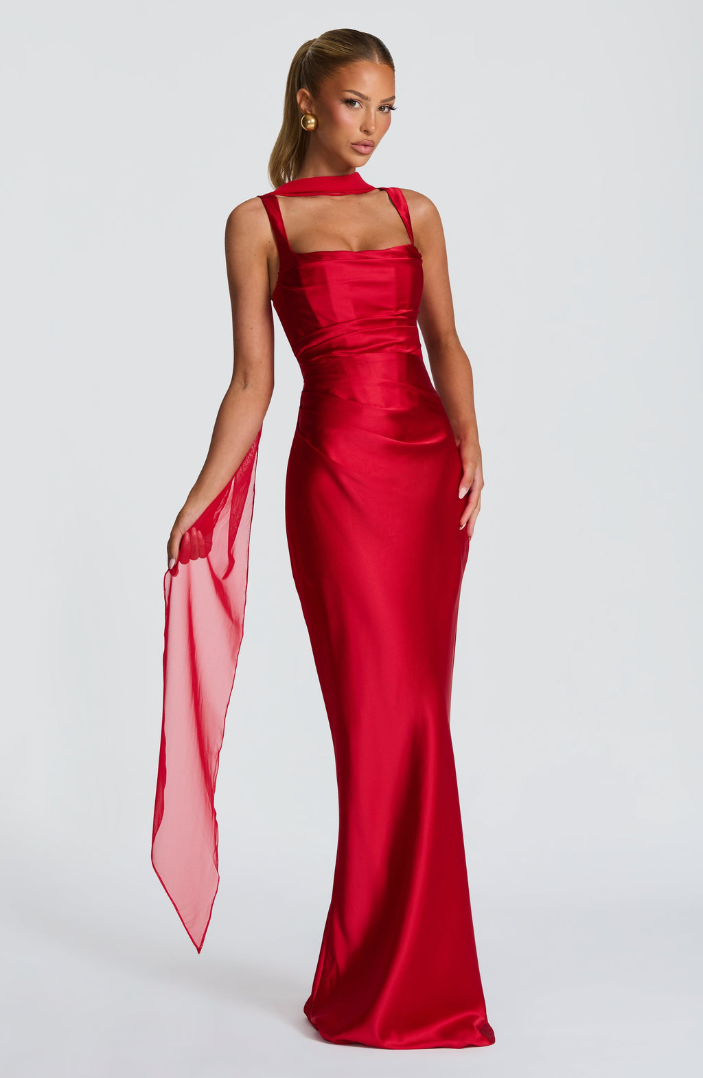 Vestido Calanthe Rojo