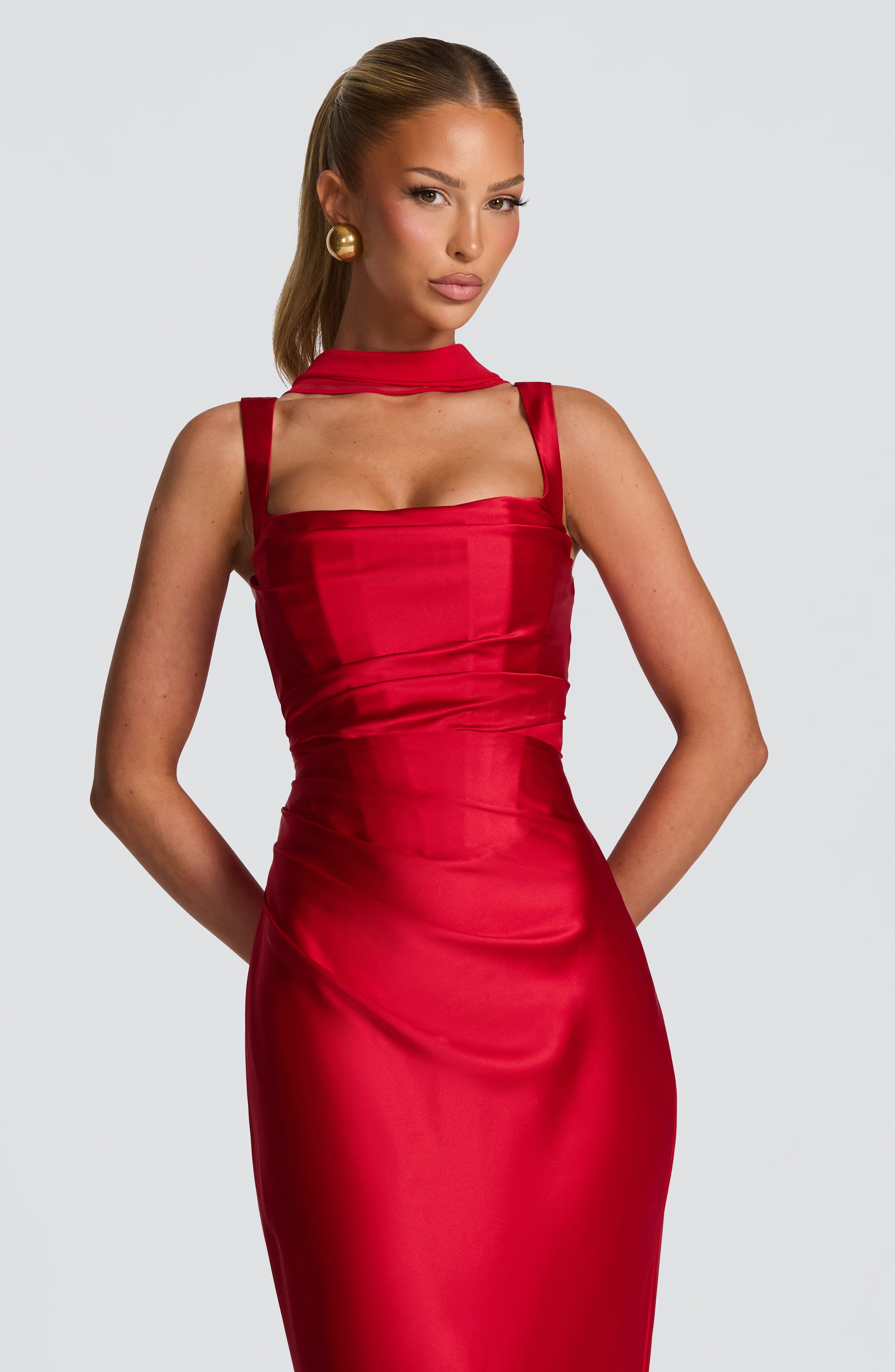 Vestido Calanthe Rojo
