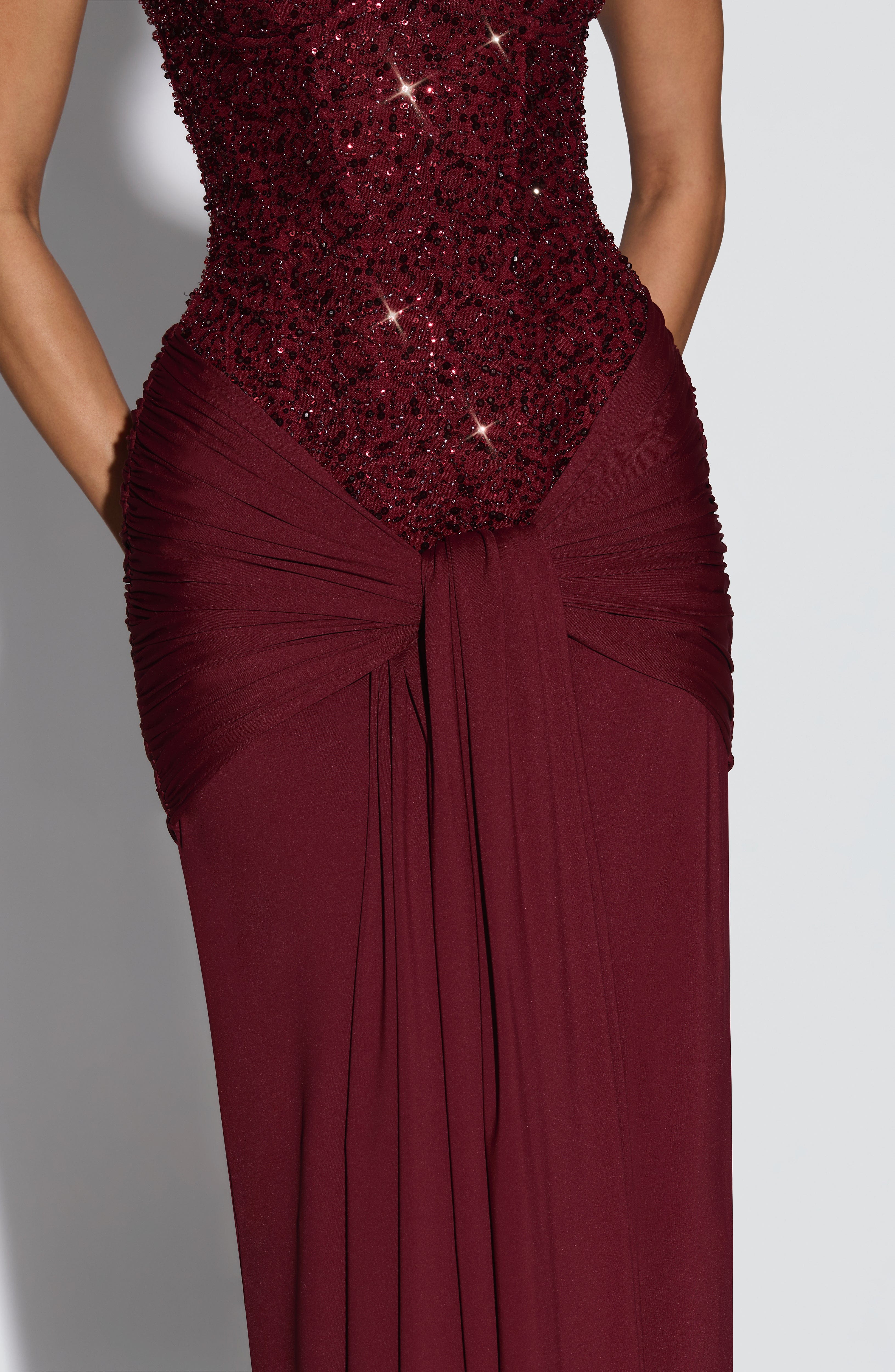 Vestido Carina-Burdeos