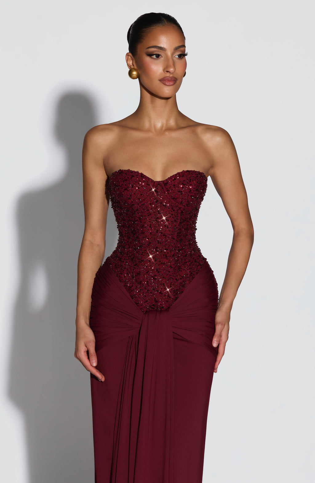 Vestido Carina-Burdeos