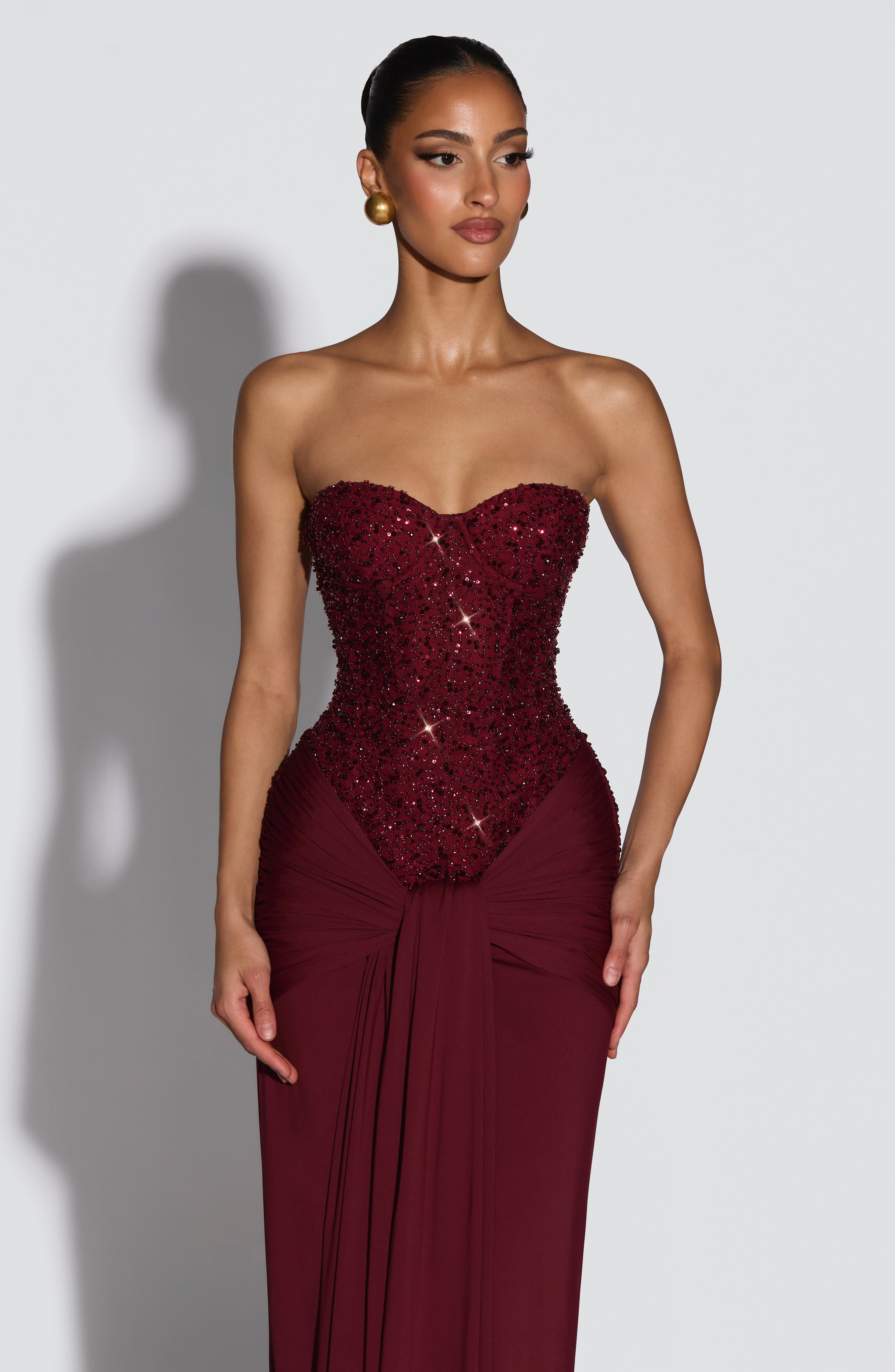 Vestido Carina-Burdeos