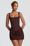 Vestido Cornelia Marrón