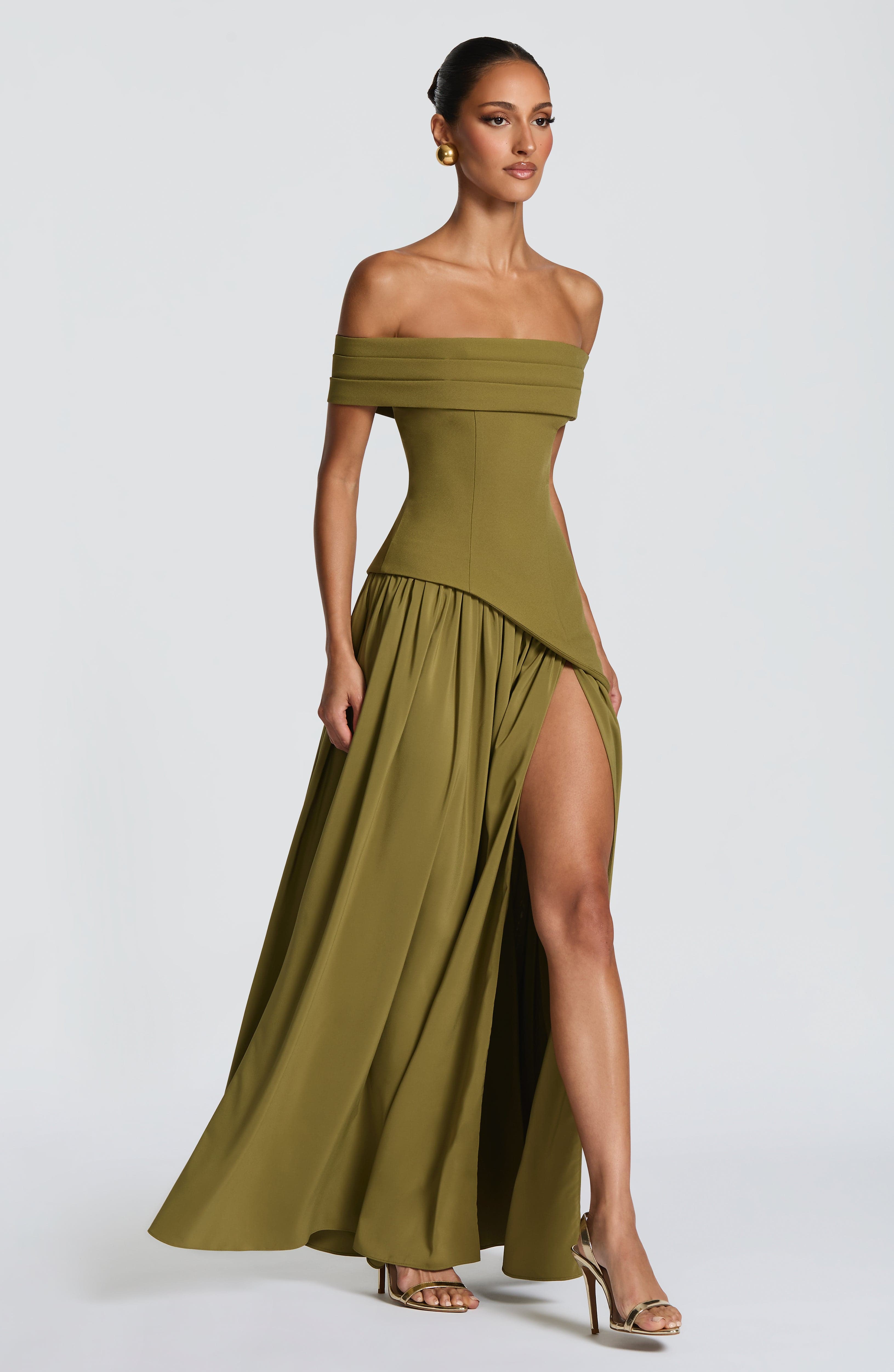 Vestido Delilah-Oliva