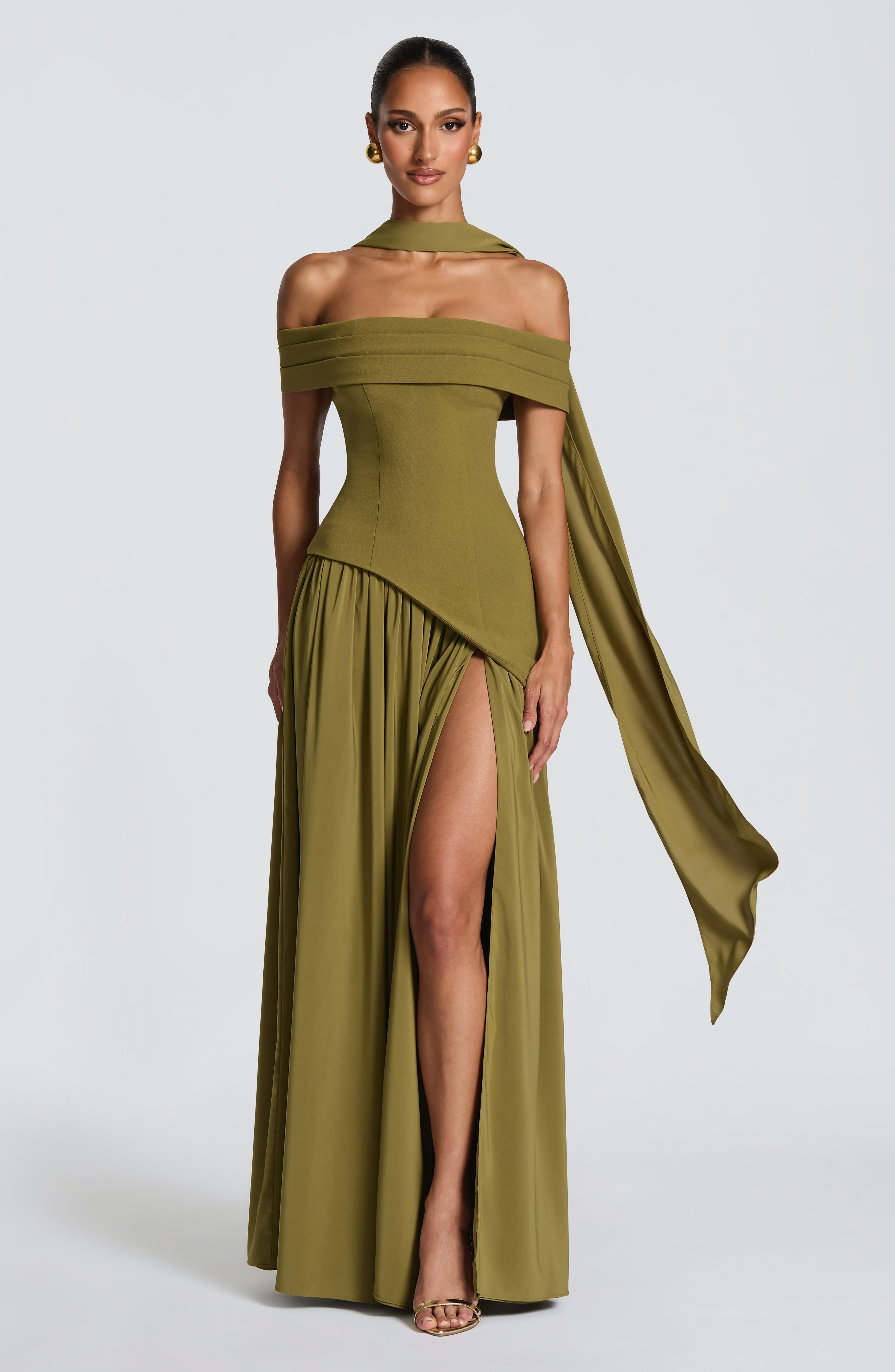 Vestido Delilah-Oliva