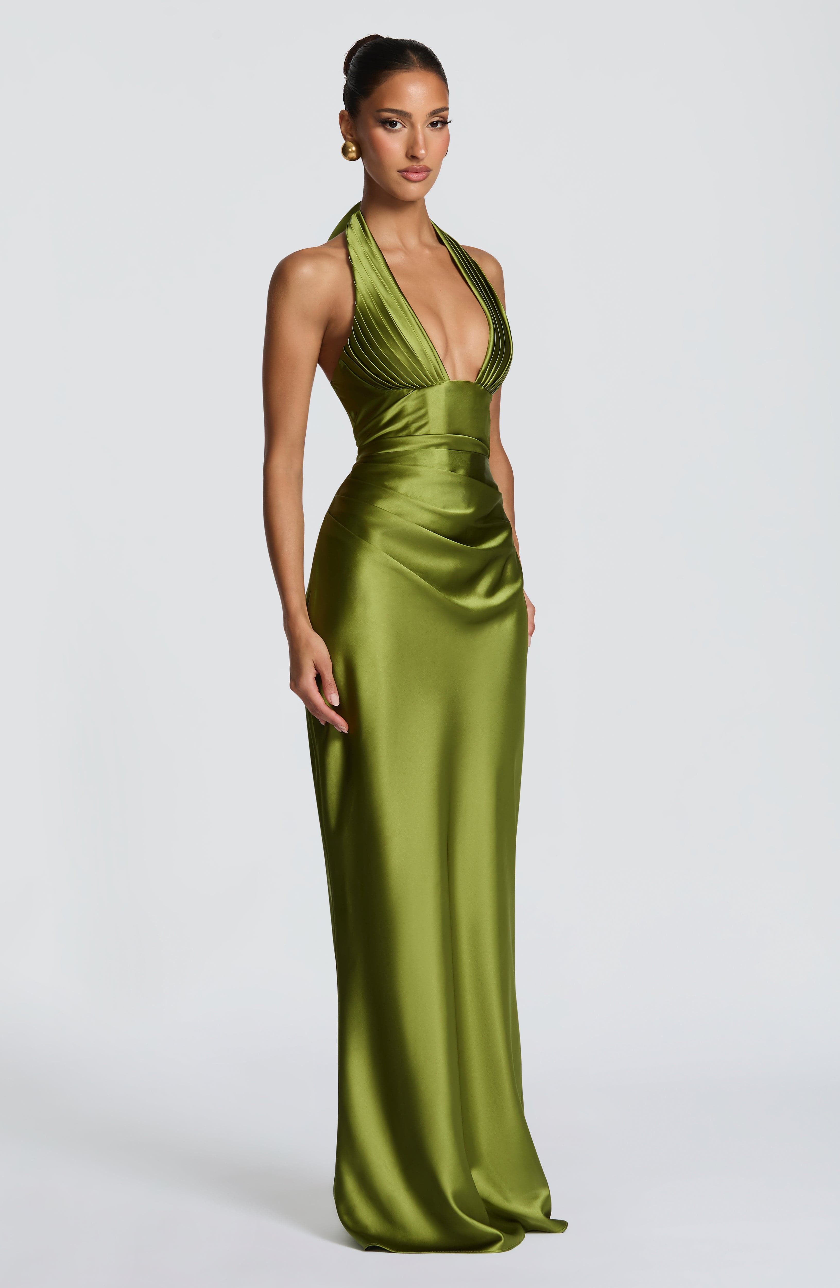 Vestido Elowen-Oliva