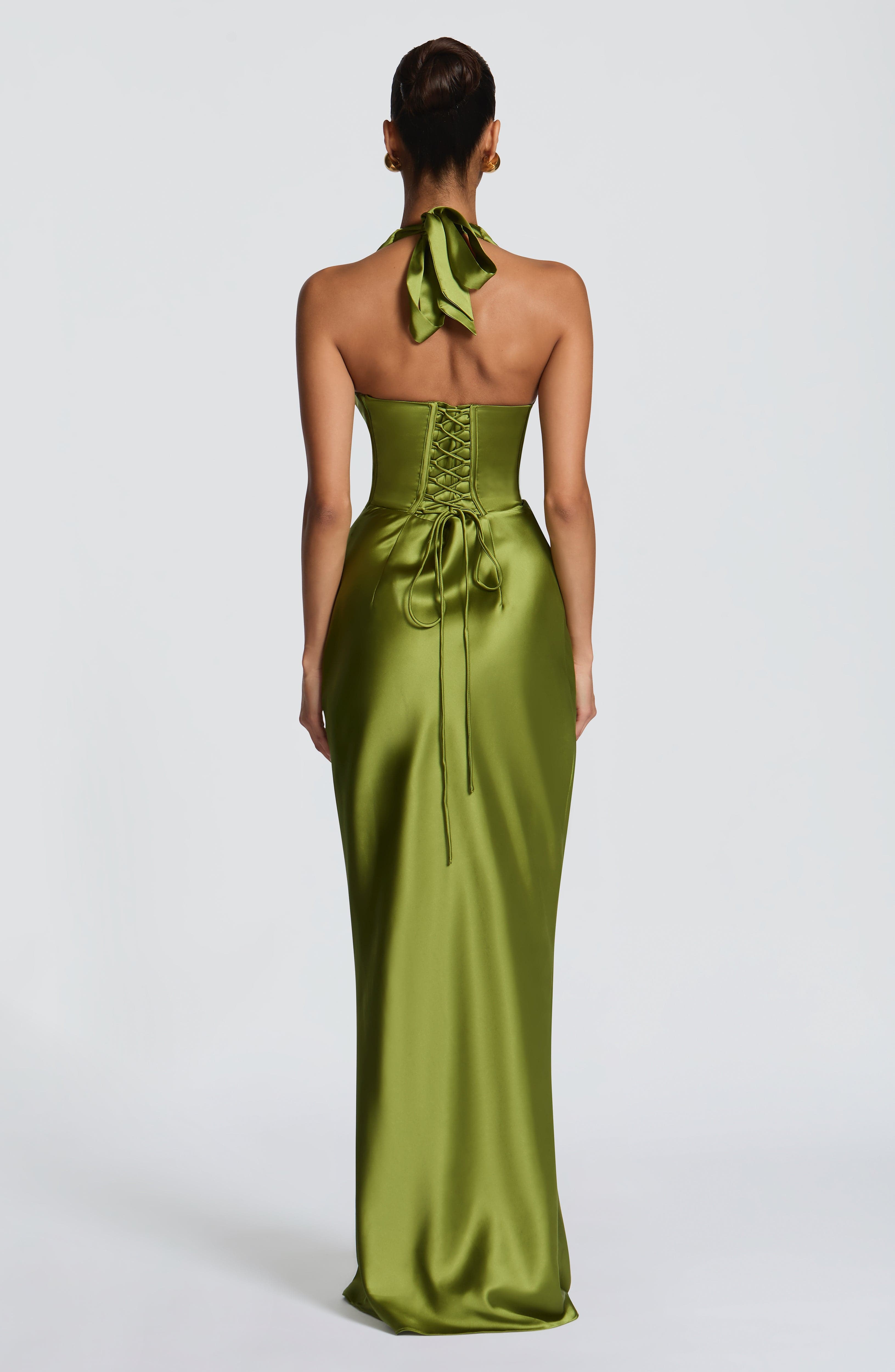 Vestido Elowen-Oliva