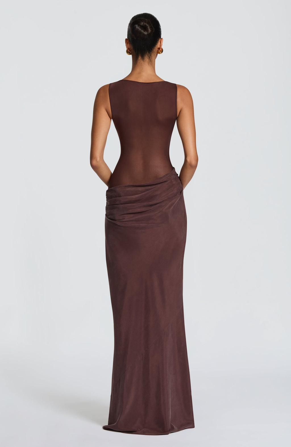 Vestido Gracelyn-Marrón