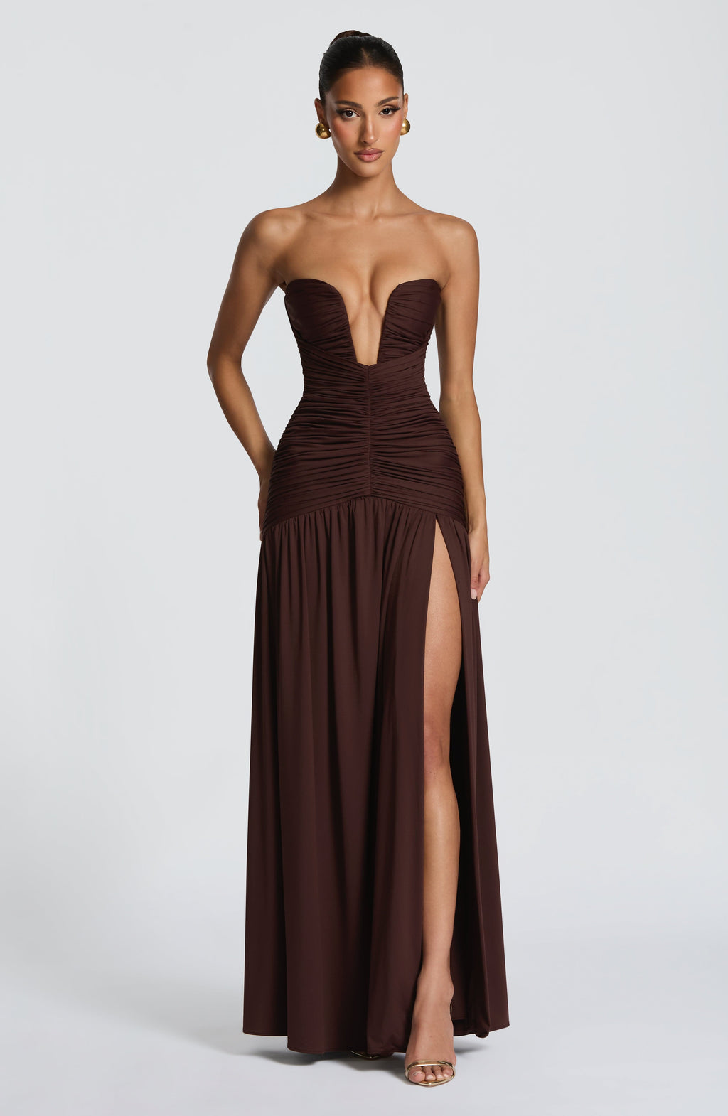 Vestido Junia Marrón