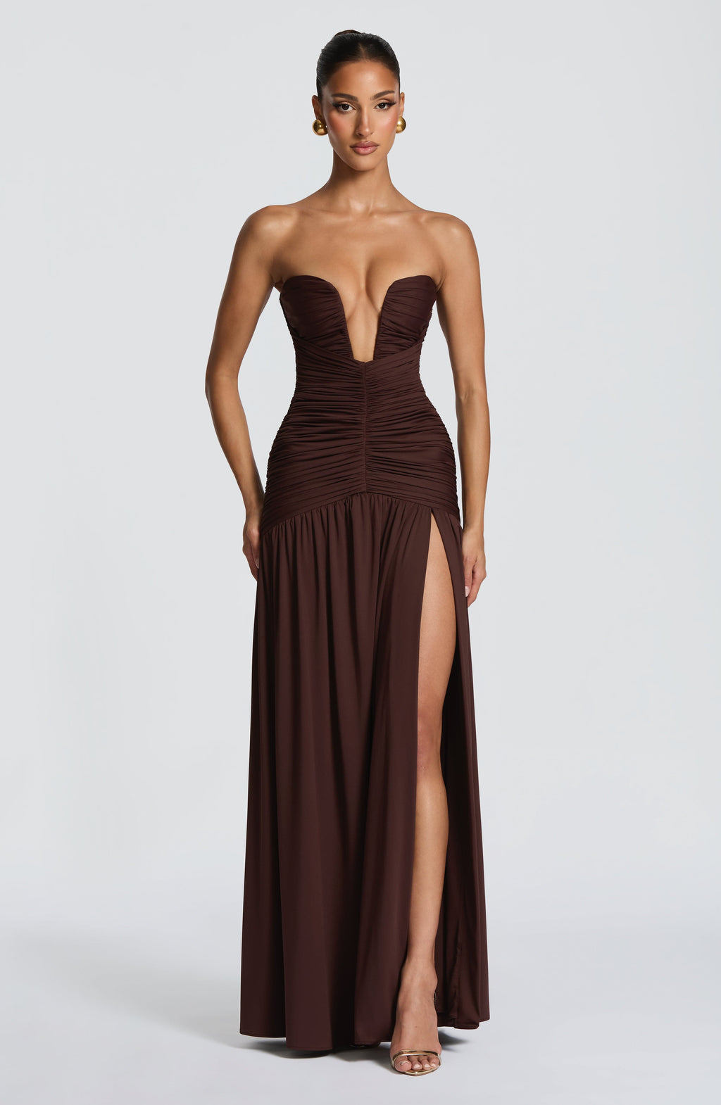 Vestido Junia Marrón