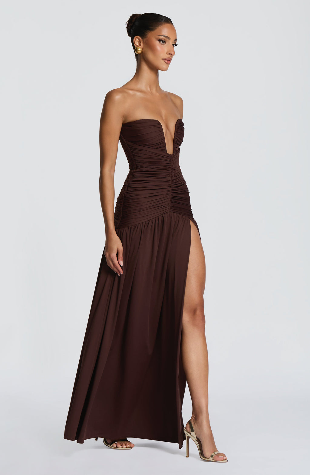 Vestido Junia Marrón