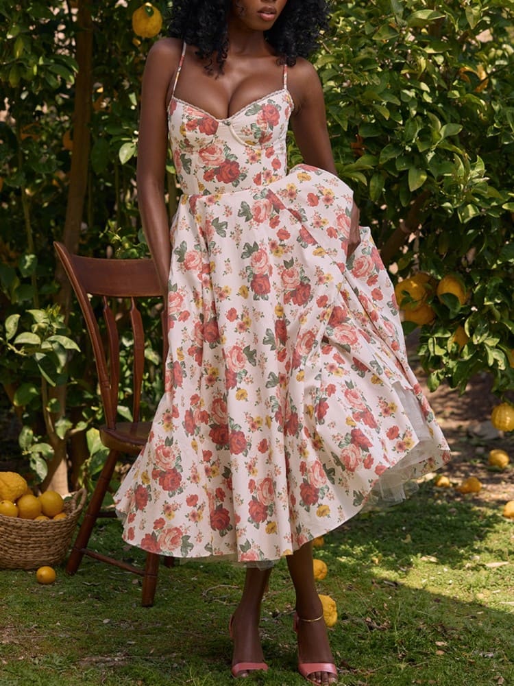 Arielle Vestido Midi Elegante