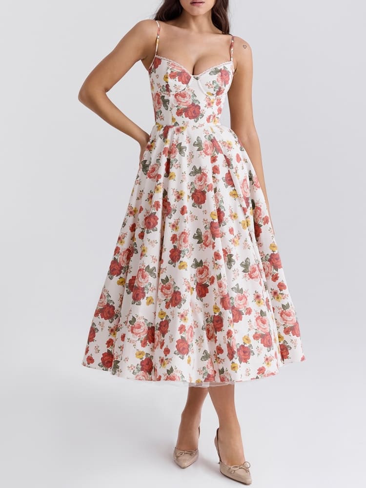 Arielle Vestido Midi Elegante