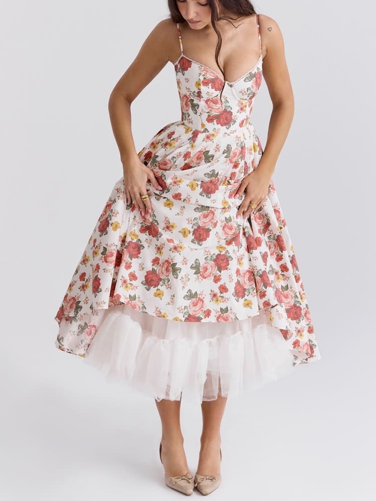 Arielle Vestido Midi Elegante
