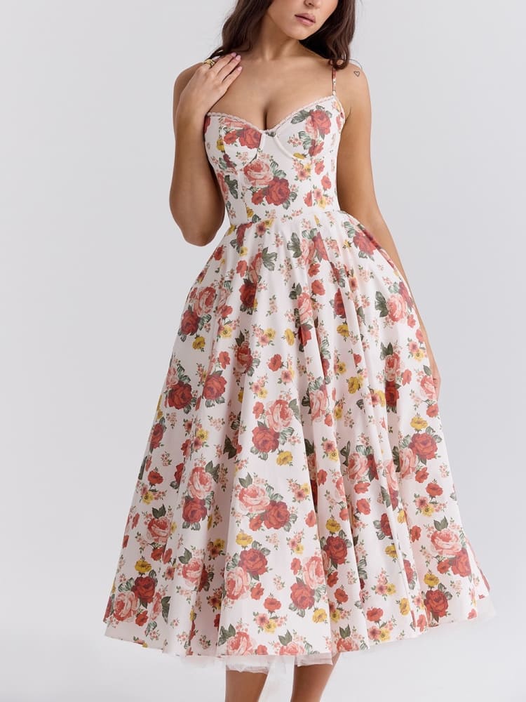 Arielle Vestido Midi Elegante