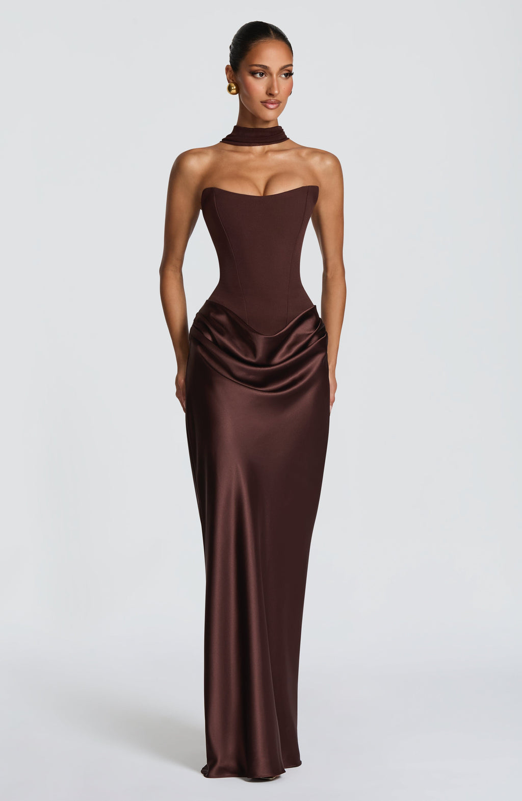Vestido Maggie-Marrón