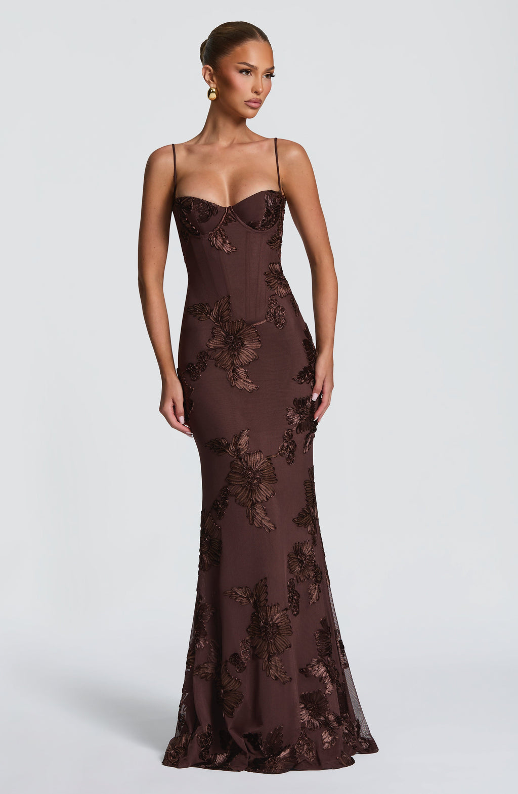Vestido Nancy-Marrón