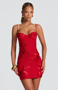 Vestido Mini Nefertiti Rojo
