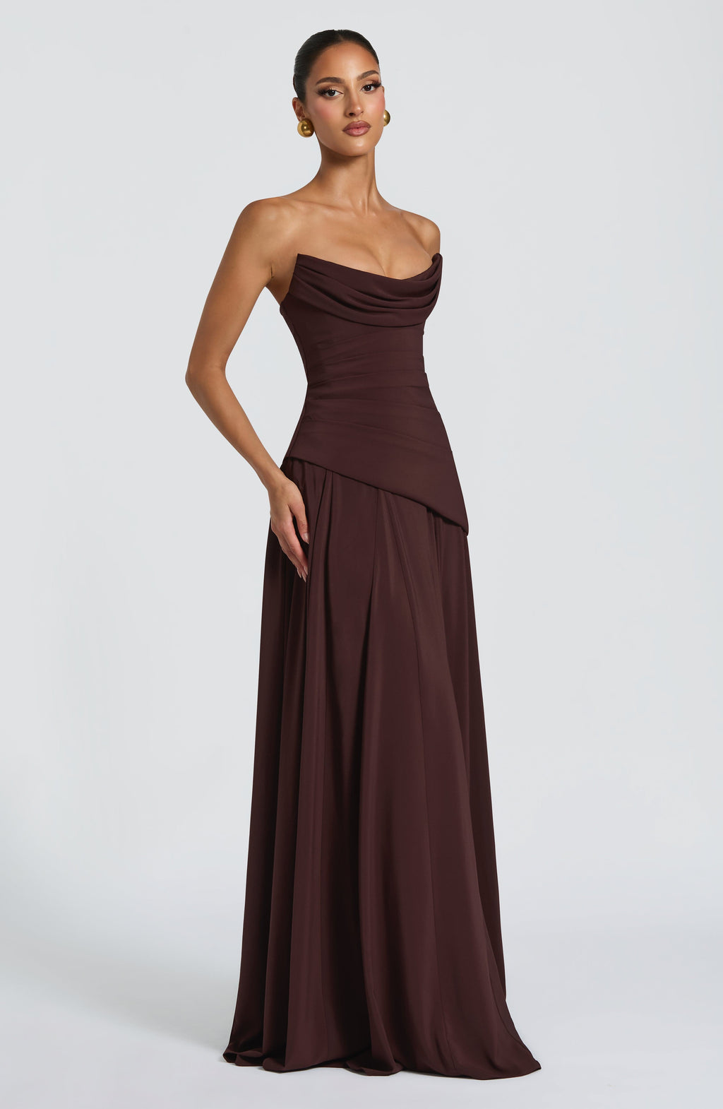 Vestido Patricia Marrón