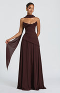 Vestido Patricia Marrón
