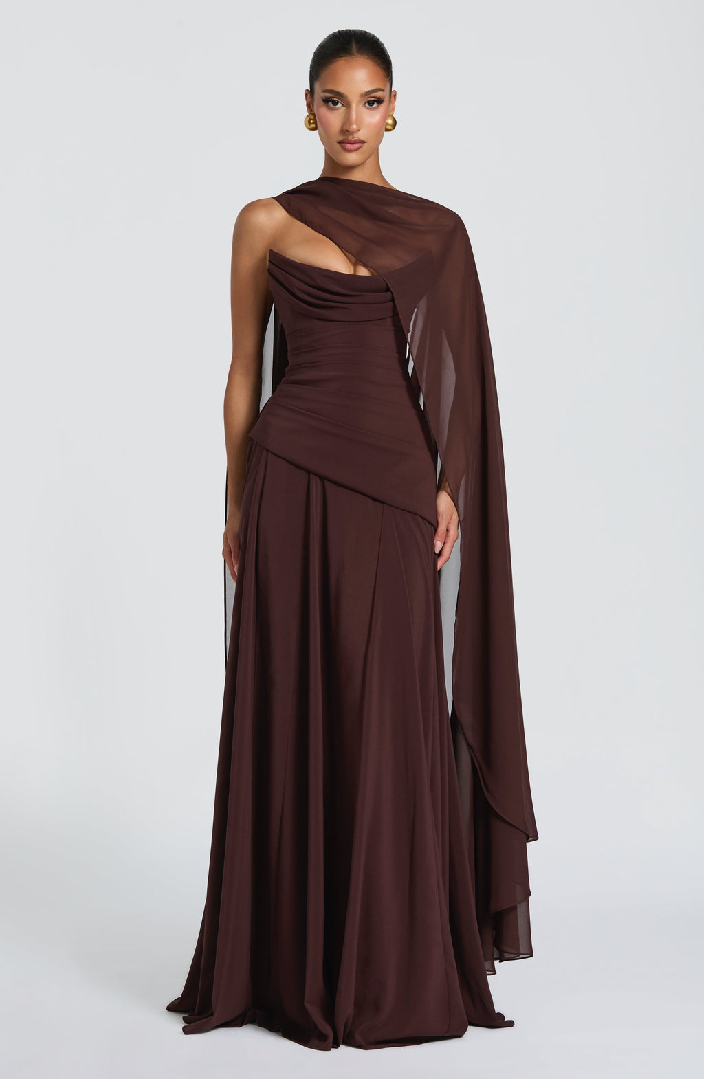 Vestido Patricia Marrón