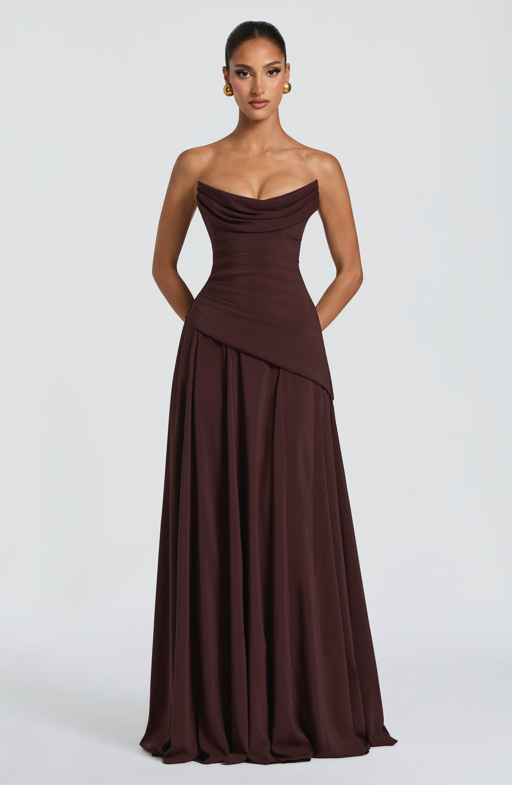 Vestido Patricia Marrón