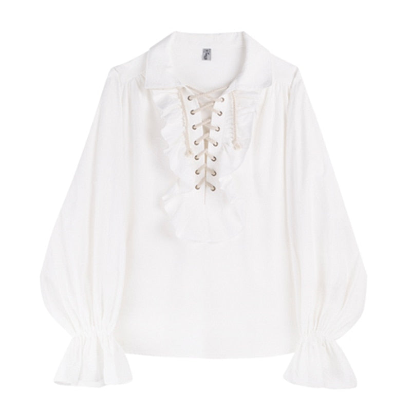 Blusa con mangas acampanadas
