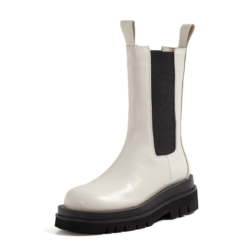 Zapatos de terciopelo de cuero genuino
