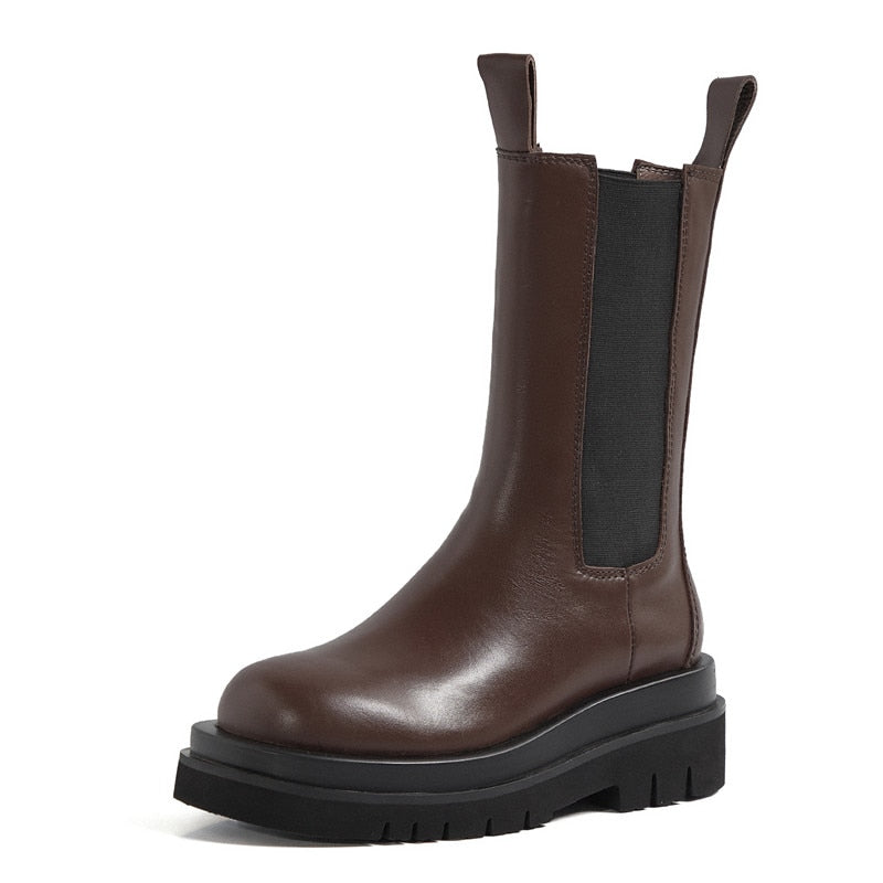 Zapatos de terciopelo de cuero genuino