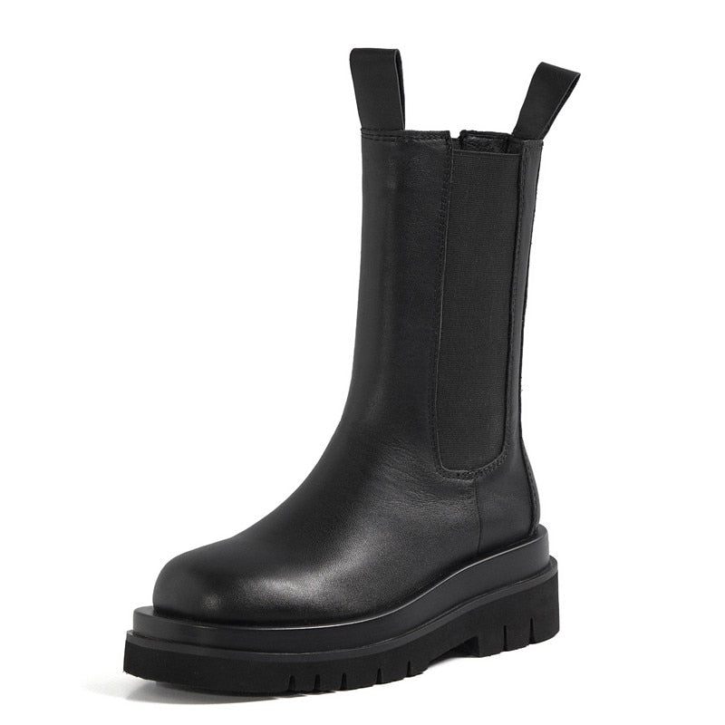 Zapatos de terciopelo de cuero genuino