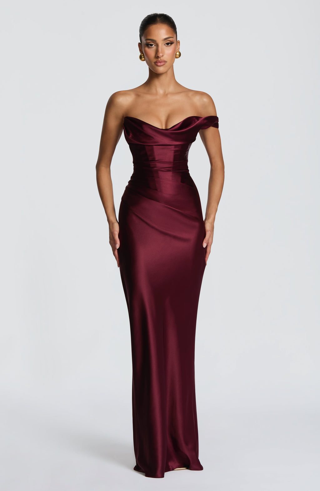 Vestido Thalassa Burdeos