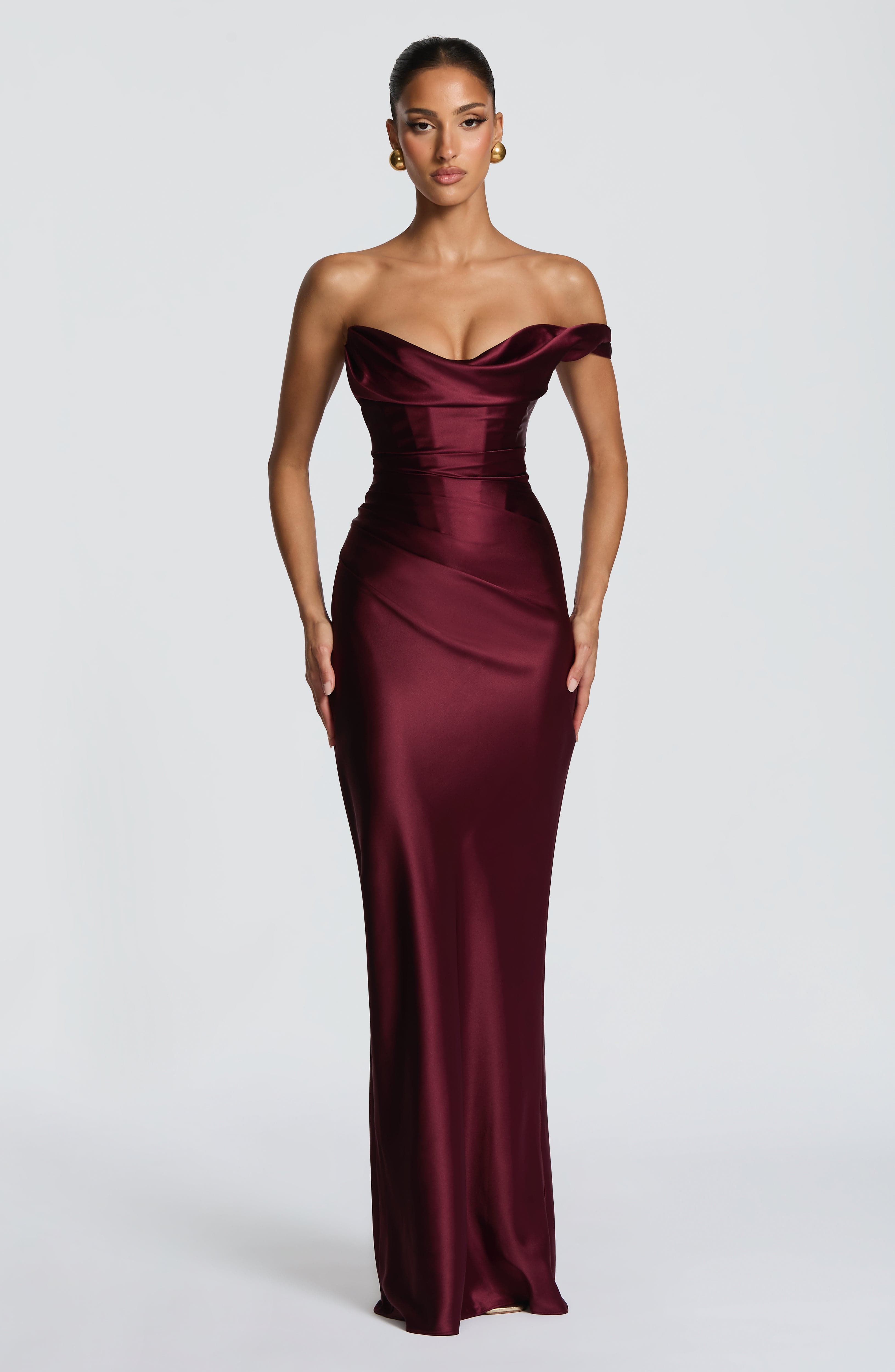 Vestido Thalassa Burdeos