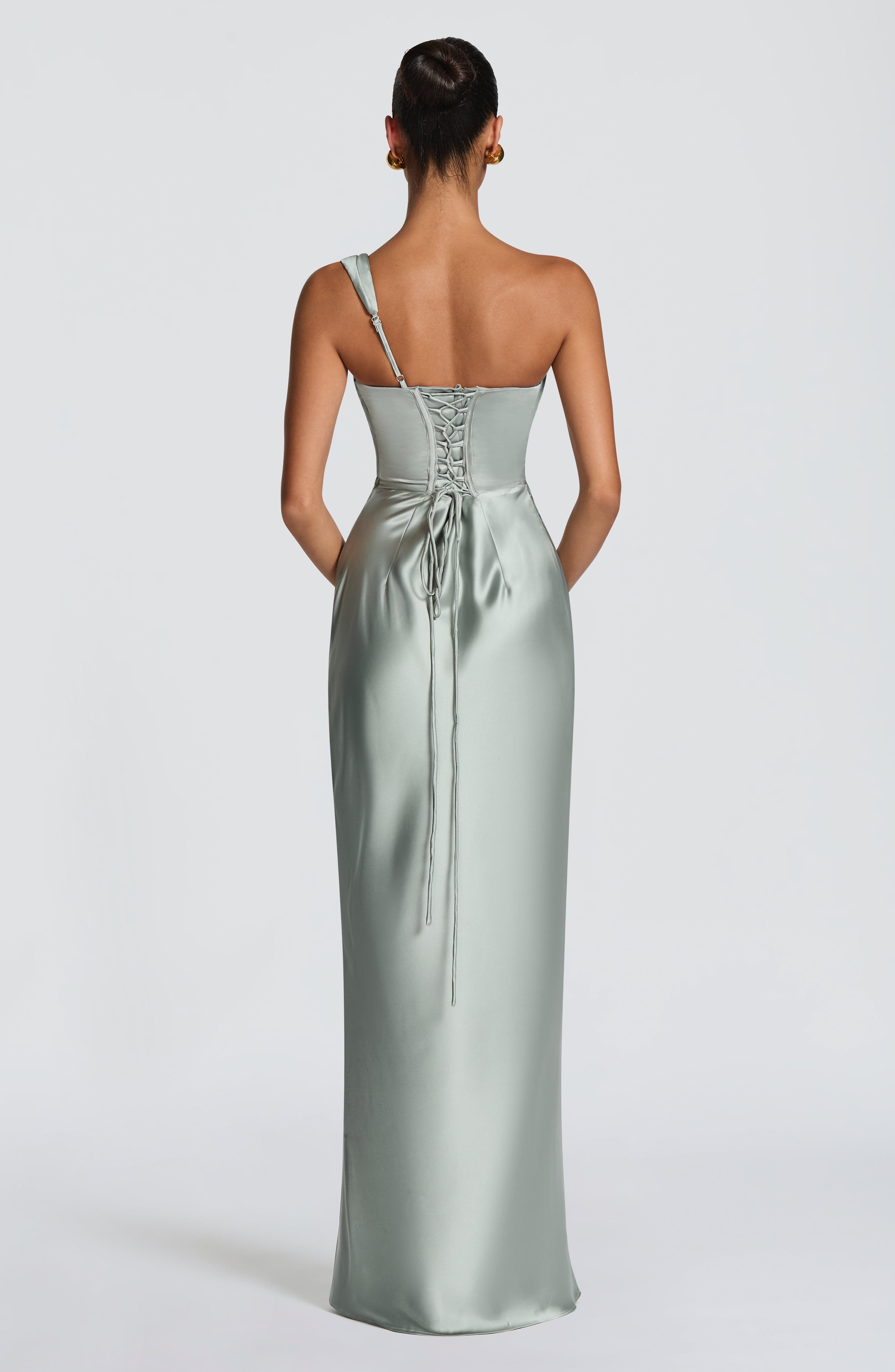 Vestido Thalassa Plateado