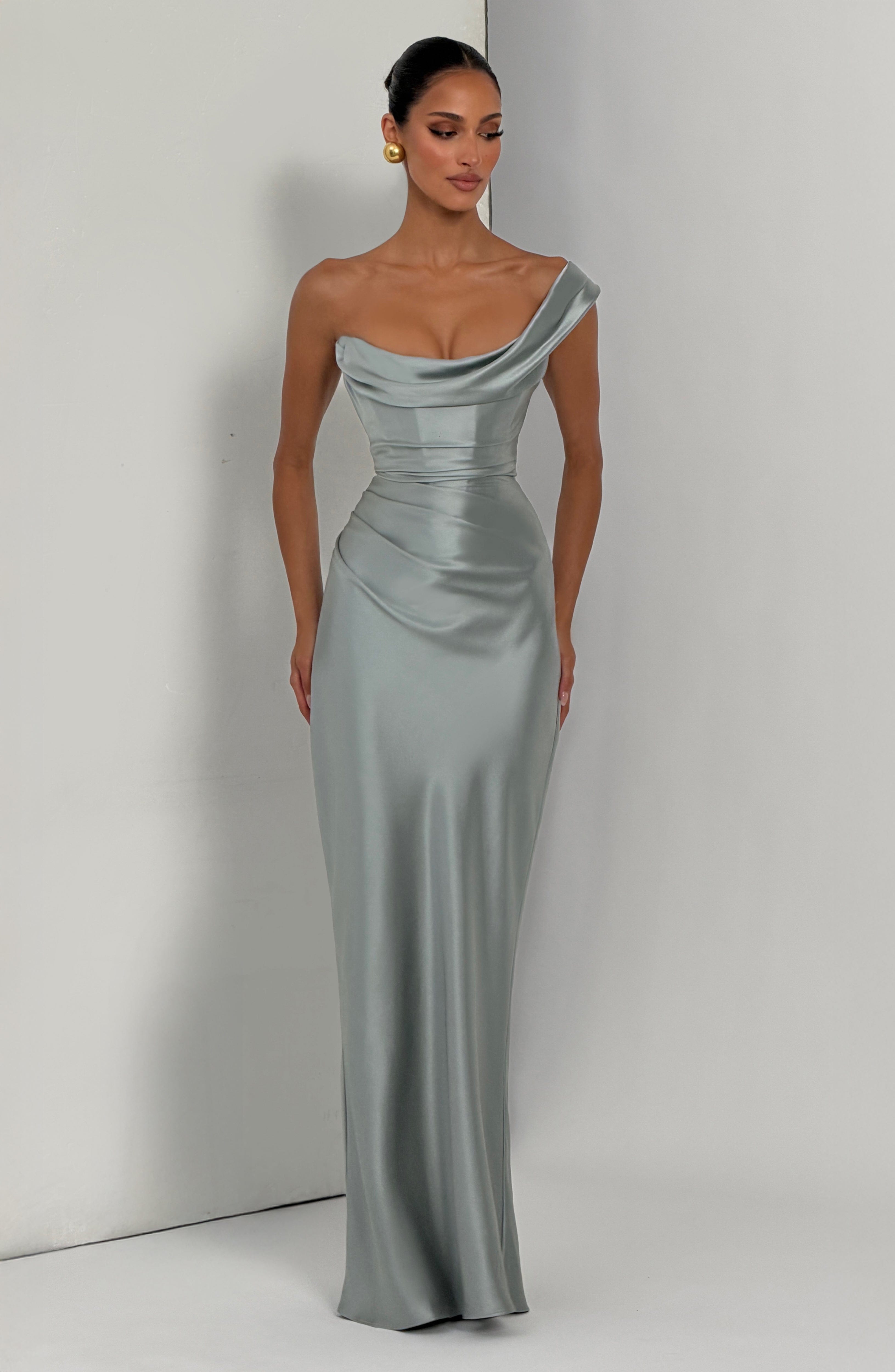 Vestido Thalassa Plateado