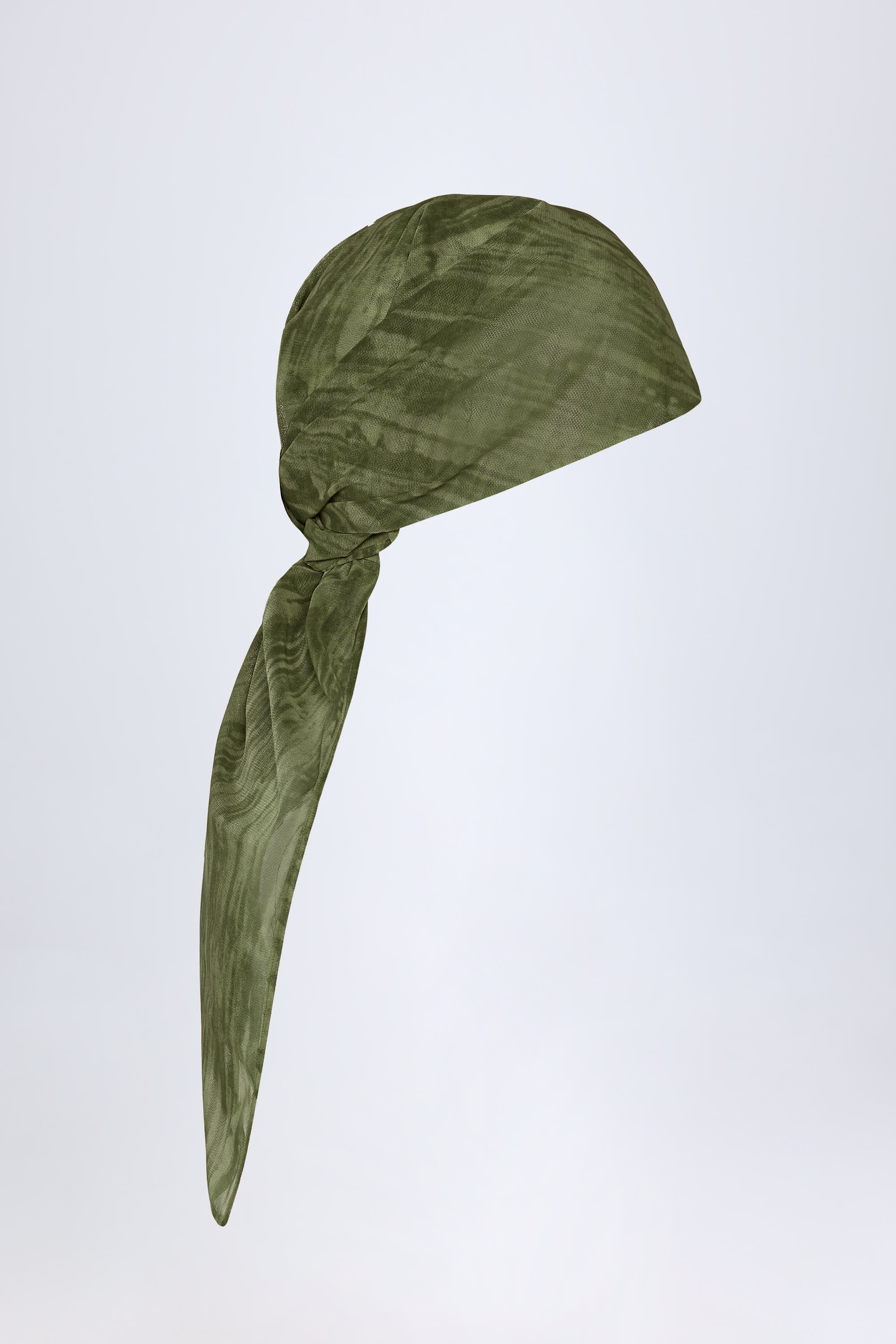 Pañuelo para la cabeza con estampado verde